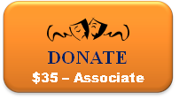 Orange donate button with white text for $35 associate level