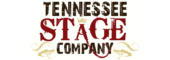 Tennessee Stage Company Logo in Black and Burgundy text, with goldrod flourishes and a small crown