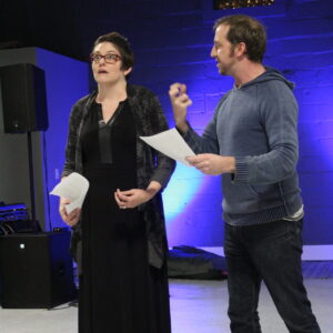 2017 npf Preview Party JP Shuffman Laura Beth Wells