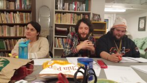 The Cast List 1st rehearsal 2